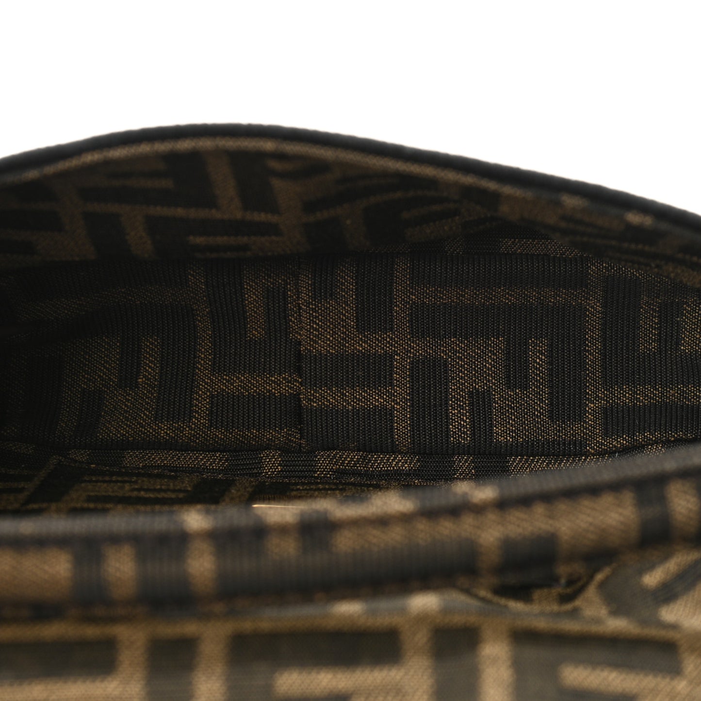 Fabric Jacquard FF 1974 Mini Baguette Tobacco Moro Black