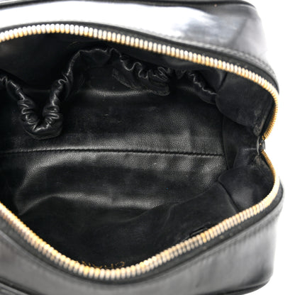 Chanel Lambskin Quilted Cosmetic Case Black 5 of 8