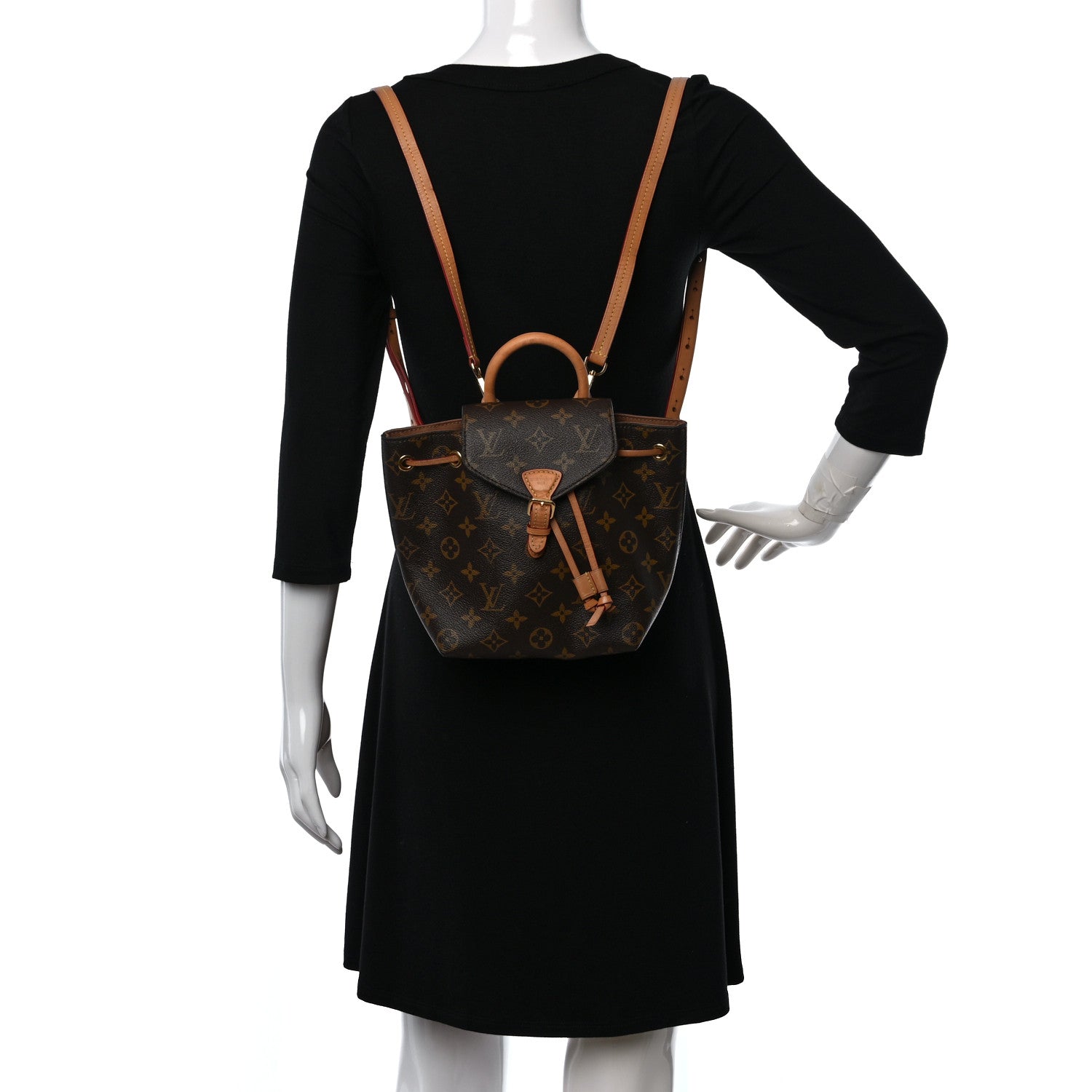 Louis Vuitton Monogram Montsouris BB Backpack Natural 2 of 11