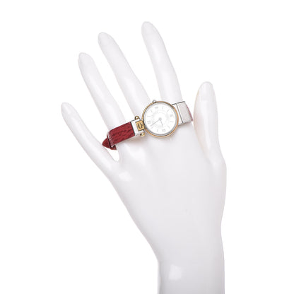 Van Cleef & Arpels Stainless Steel Calfskin 24mm La Collection Quartz Watch 2 of 7