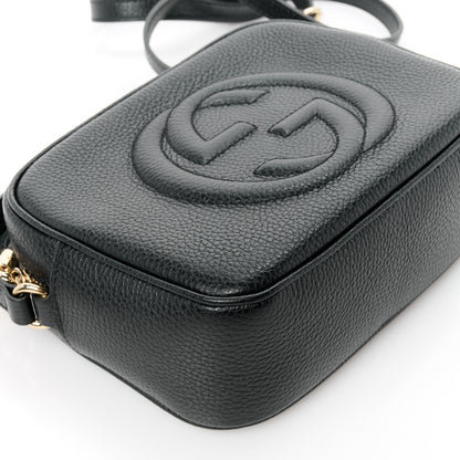 Gucci Pebbled Calfskin Small Soho Disco Bag Black 10 of 11