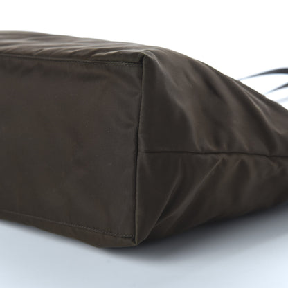 Prada Tessuto Nylon Tote Brown 7 of 9