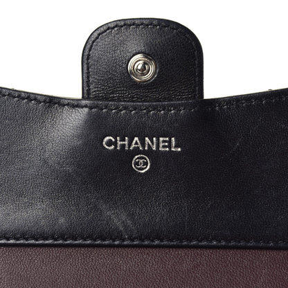 Chanel Lambskin Quilted Compact Flap Wallet Black 6 of 7