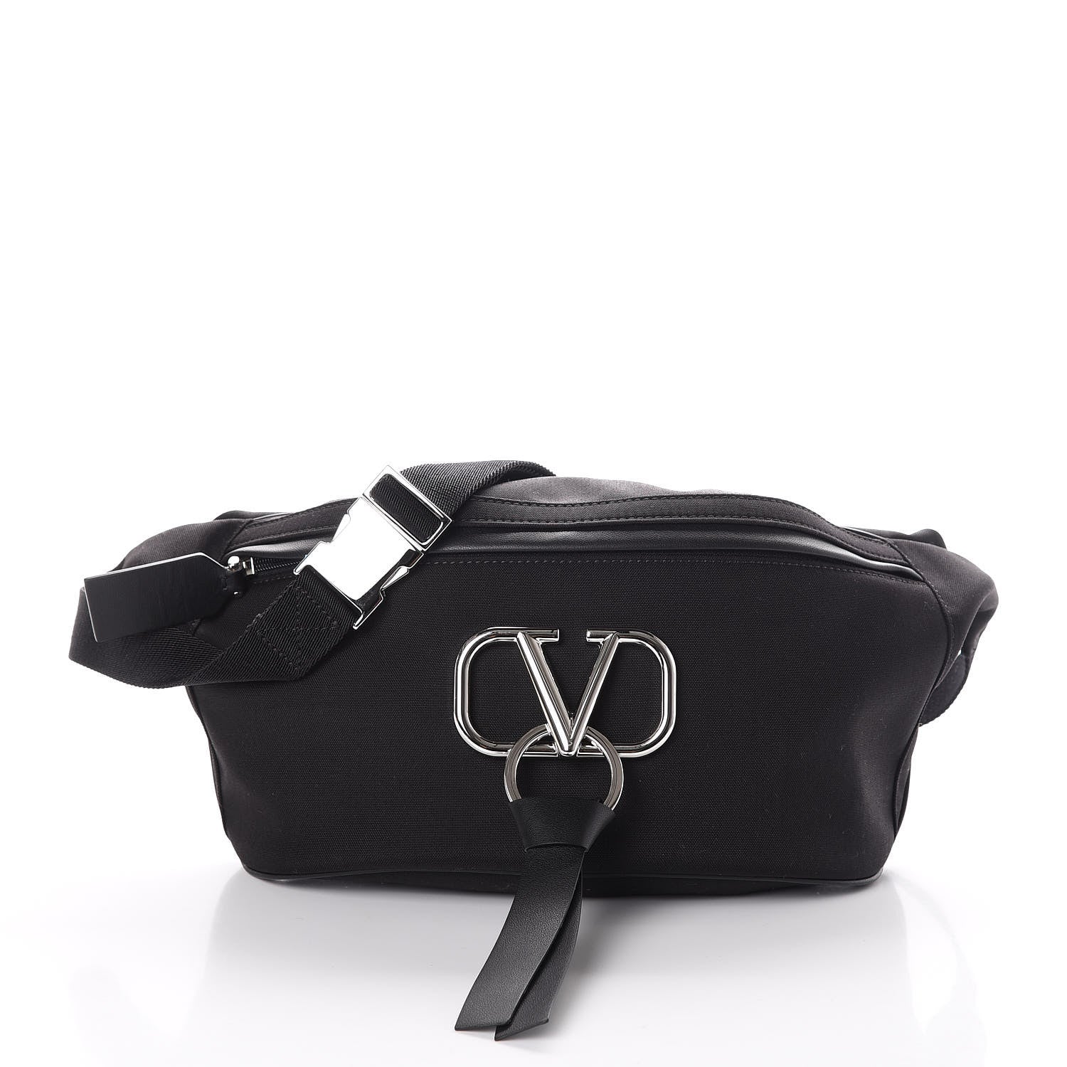 Valentino Garavani Nylon VRing Belt Bag Black 1 of 8