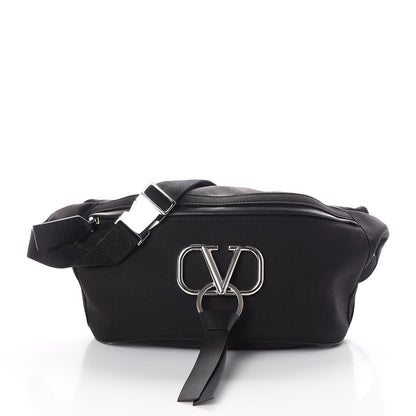 Valentino Garavani Nylon VRing Belt Bag Black 1 of 8