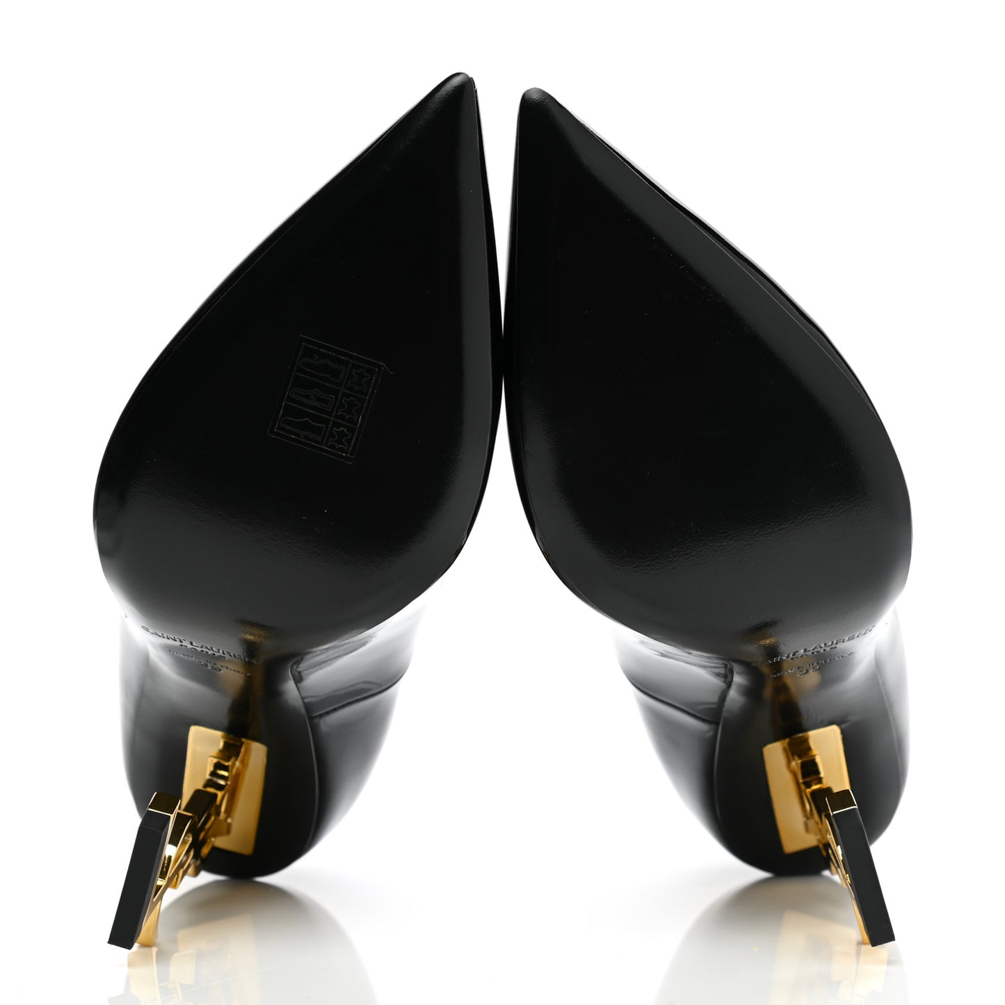Patent Opyum 110 Pumps 39 Black Gold