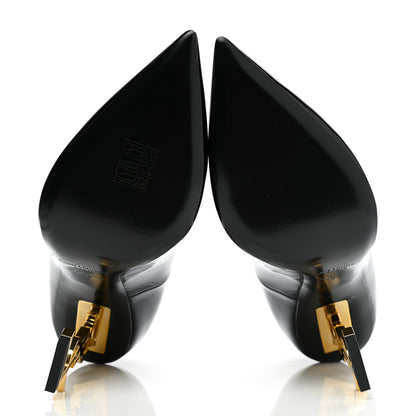 Saint Laurent Patent Opyum 110 Pumps 39 Black Gold 10 of 17