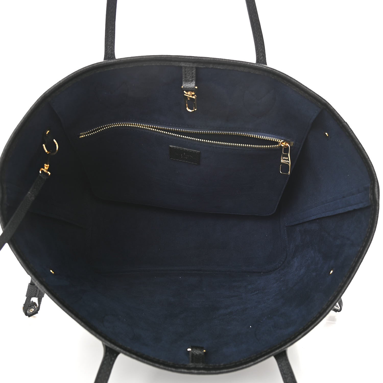 Louis Vuitton Empreinte Monogram Giant Neverfull MM Black 6 of 10