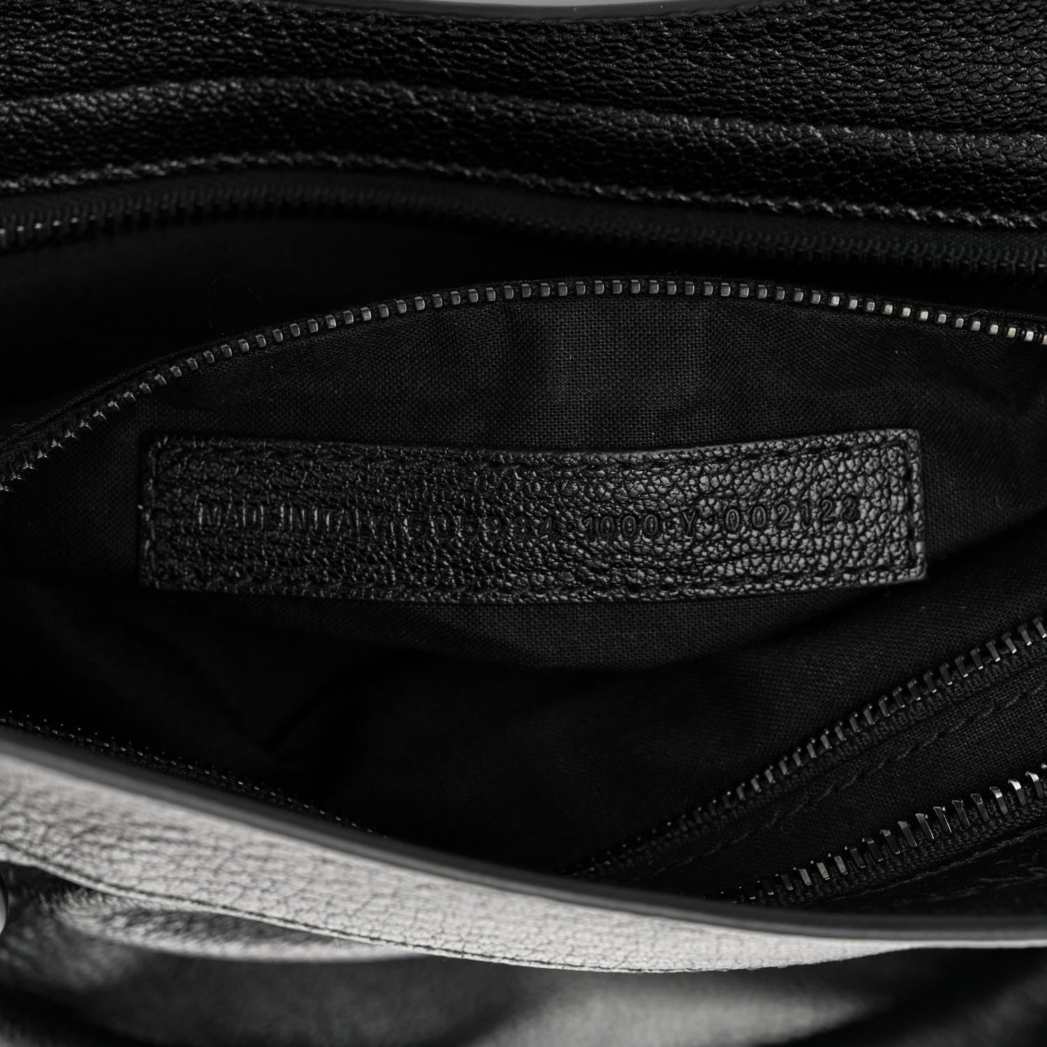 Balenciaga Chevre Black Metallic Edge Hardware City Black 7 of 10
