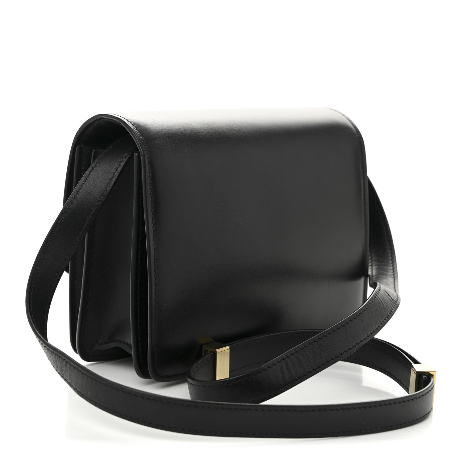 Celine Box Calfskin Small Classic Box Flap Bag Black 3 of 10