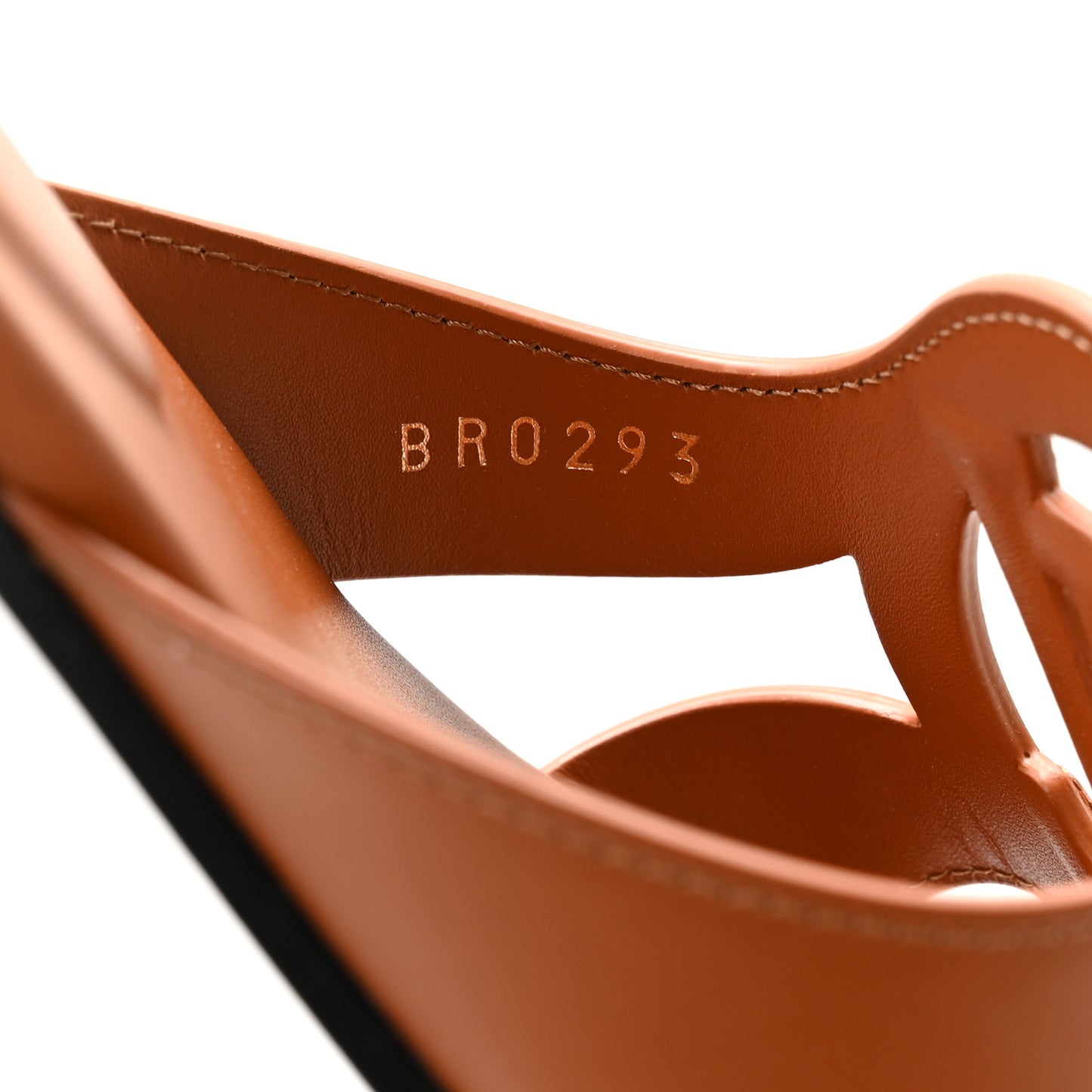 Calfskin LV Isola Flat Sandals 40 Tan