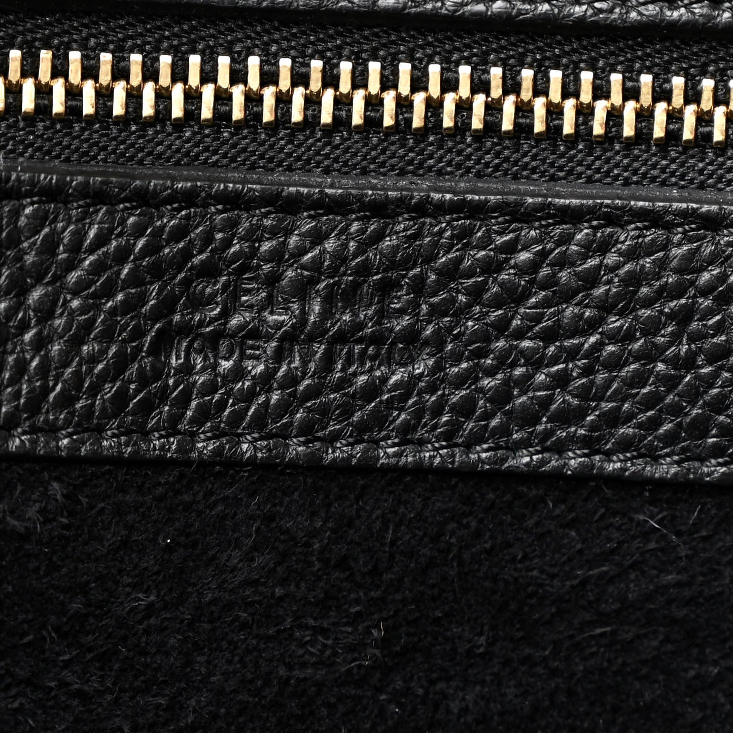 Soft Grained Calfskin Medium Belt Cabas Phantom Black