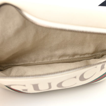 Gucci Grained Calfskin Logo Belt Bag White 5 of 10