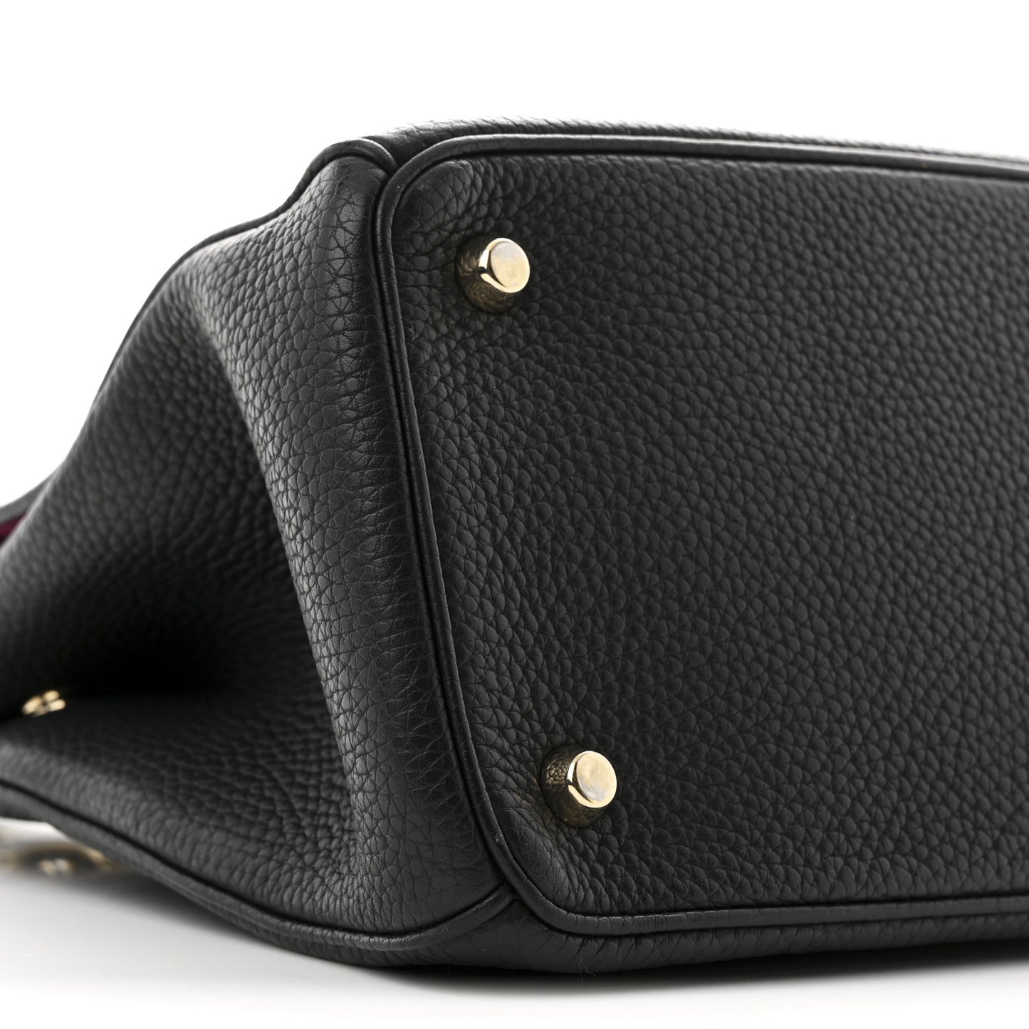 Bullcalf Small Be Dior Flap Black Fraise