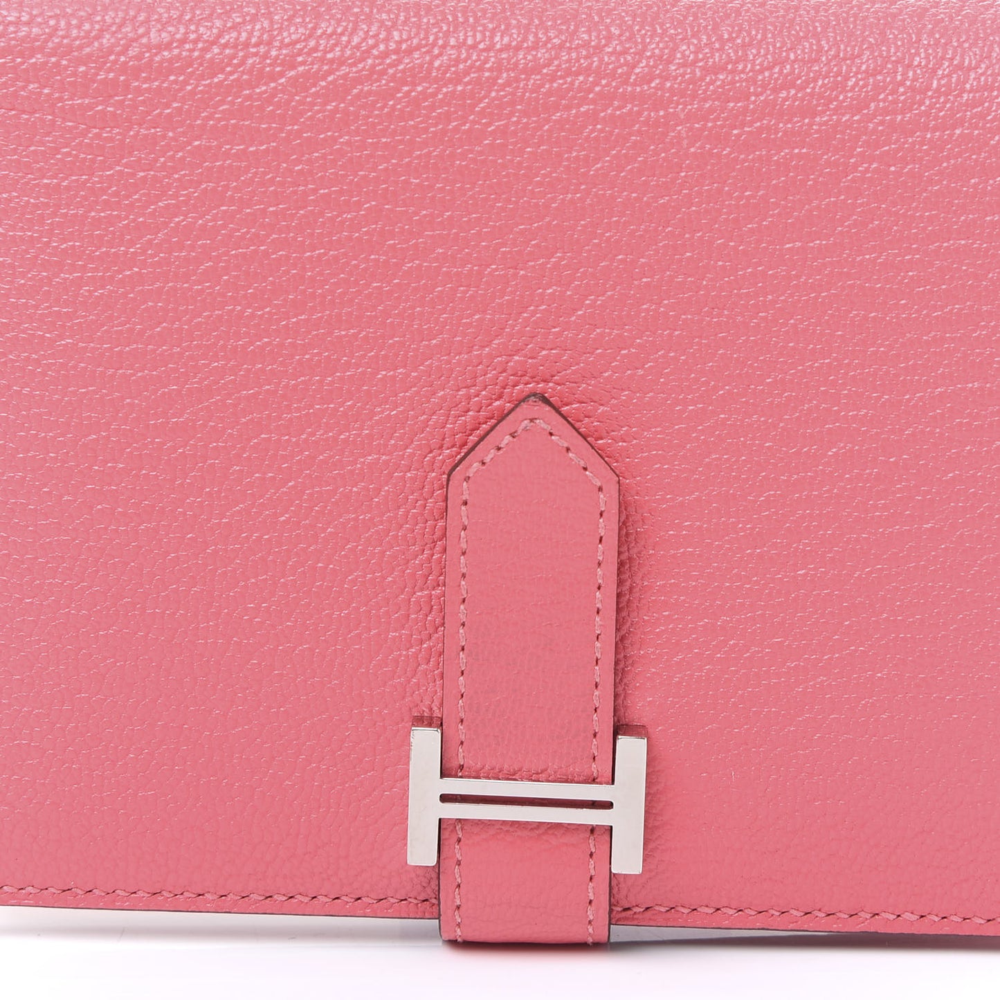 Chevre Mysore Bearn Compact Wallet Rose Azalee