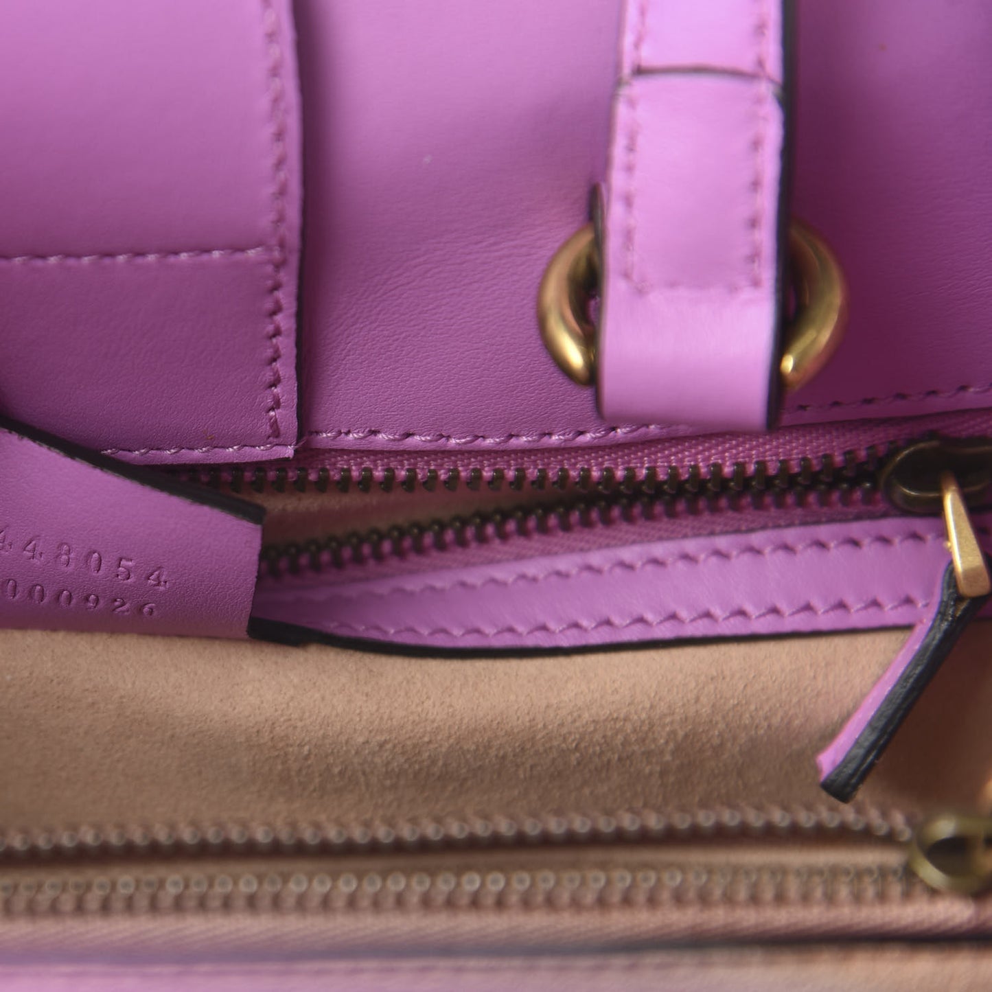 Calfskin Matelasse Small GG Marmont Tote Candy Mousse