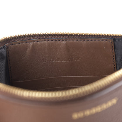 Burberry House Check Derby Peyton Crossbody Clutch Bag Tan 8 of 10