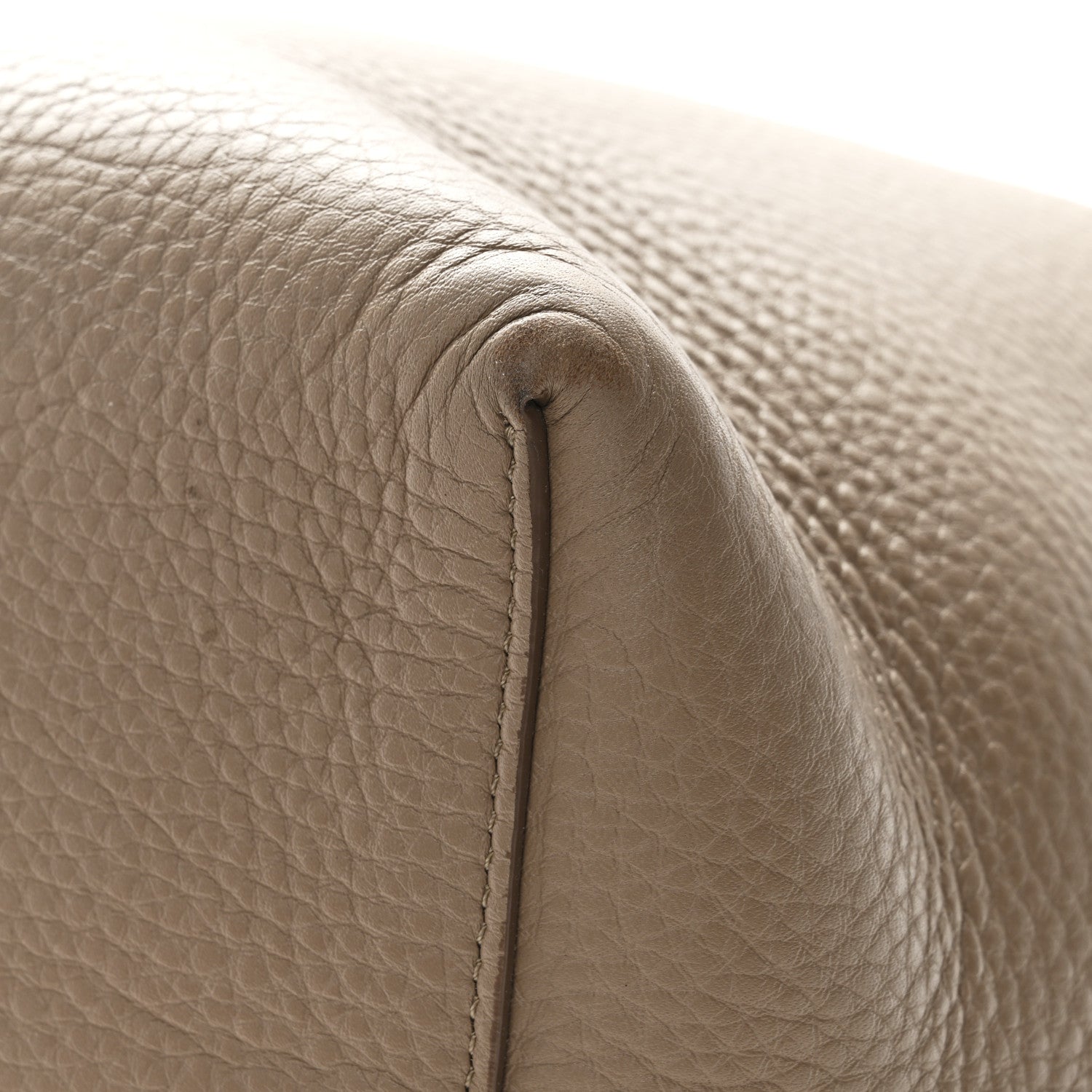 The Row Grained Calfskin Medium N/S Park Tote Dark Taupe 3 of 13