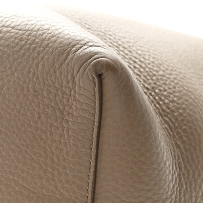 The Row Grained Calfskin Medium N/S Park Tote Dark Taupe 3 of 13