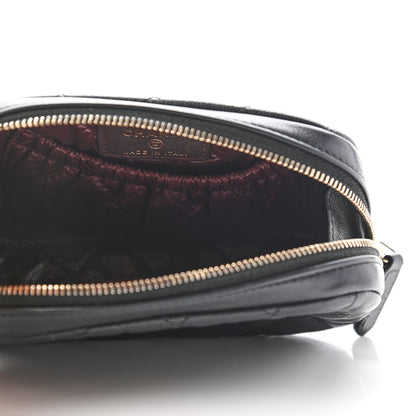 Chanel Caviar Quilted Small Curvy Pouch Cosmetic Case Black 4 of 7