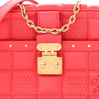 Louis Vuitton Lambskin Damier Quilt Troca PM Rose 7 of 11