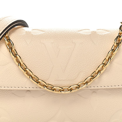 Louis Vuitton Empreinte Monogram Giant Ivy Wallet On Chain Cream 7 of 10