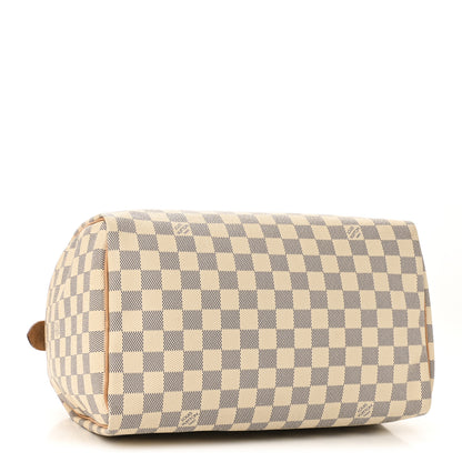 Louis Vuitton Damier Azur Speedy 30 4 of 10