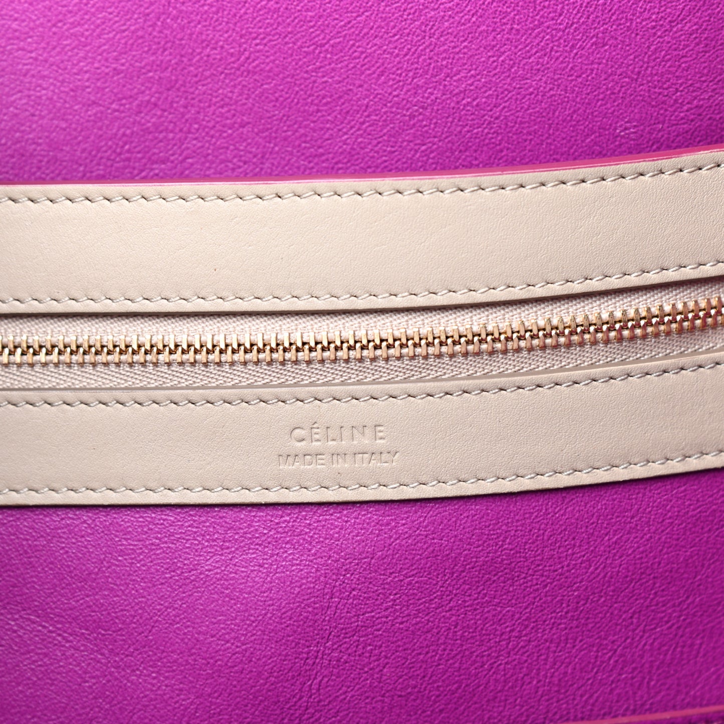 Smooth Calfskin Small Belt Cabas Phantom Beige