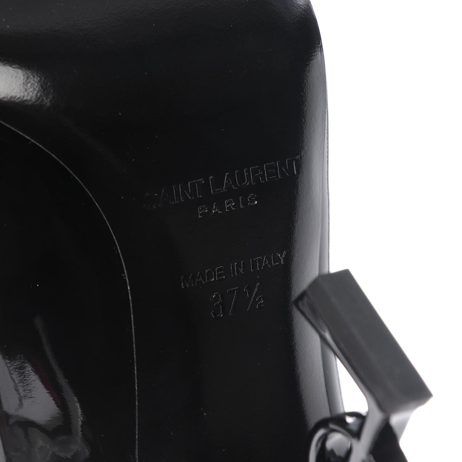 Saint Laurent Patent Opyum 110 Pumps 37.5 Black 6 of 8