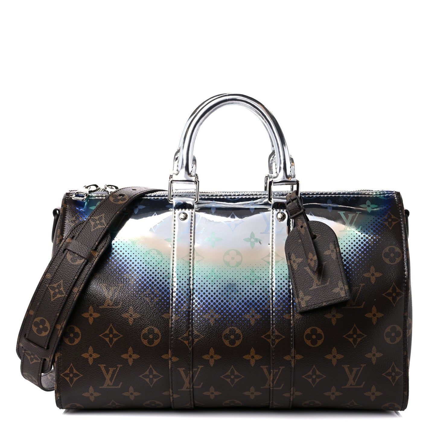 Metallic Nebula Monogram Speedy Bandouliere 35 Multicolor