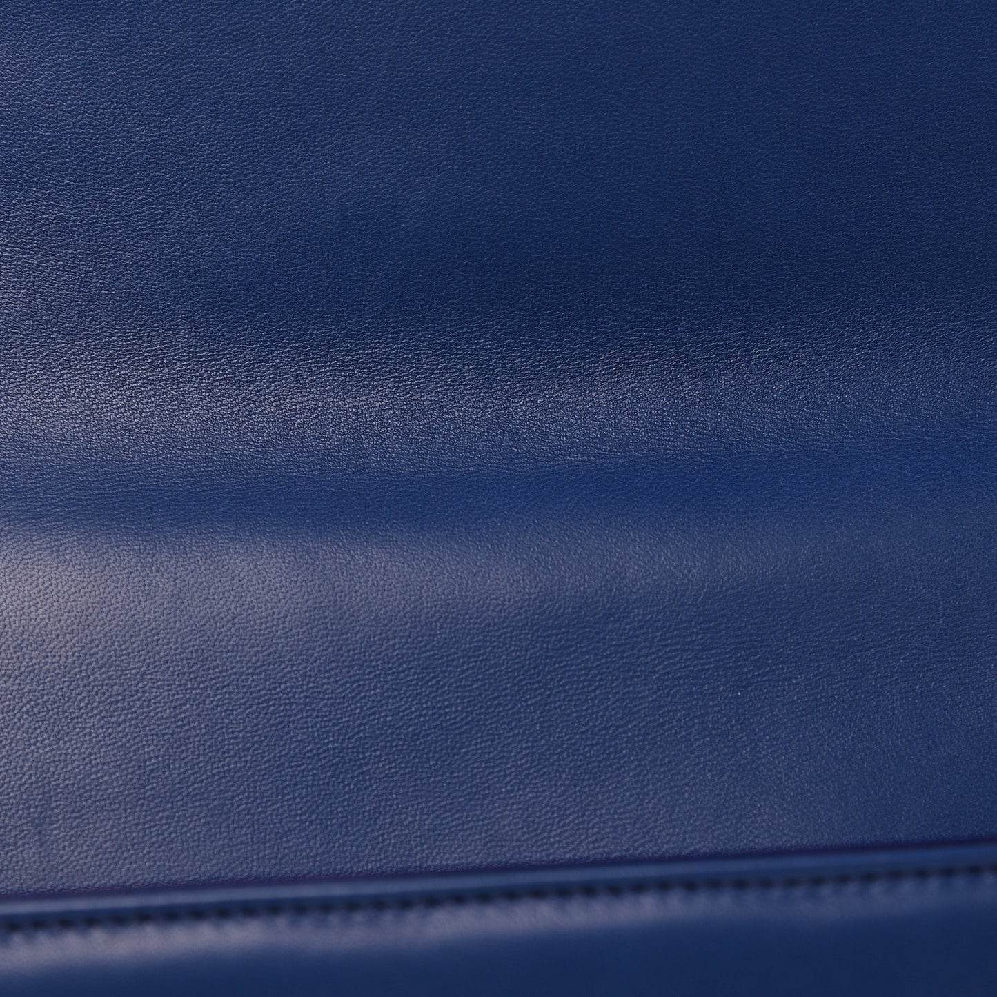 Lambskin Small Carry Chic Flap Blue