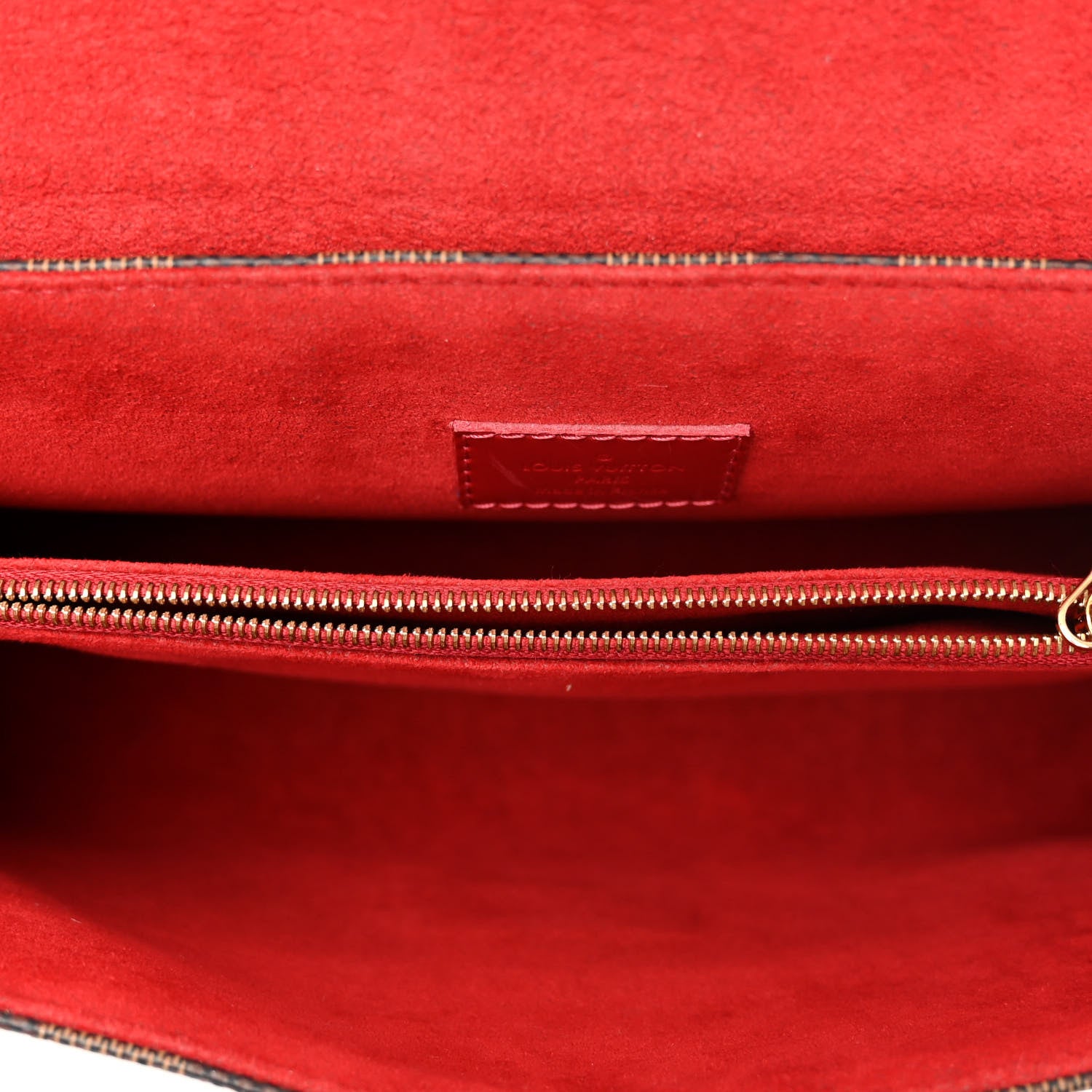 Louis Vuitton Damier Ebene Caissa Clutch Cherry 5 of 10