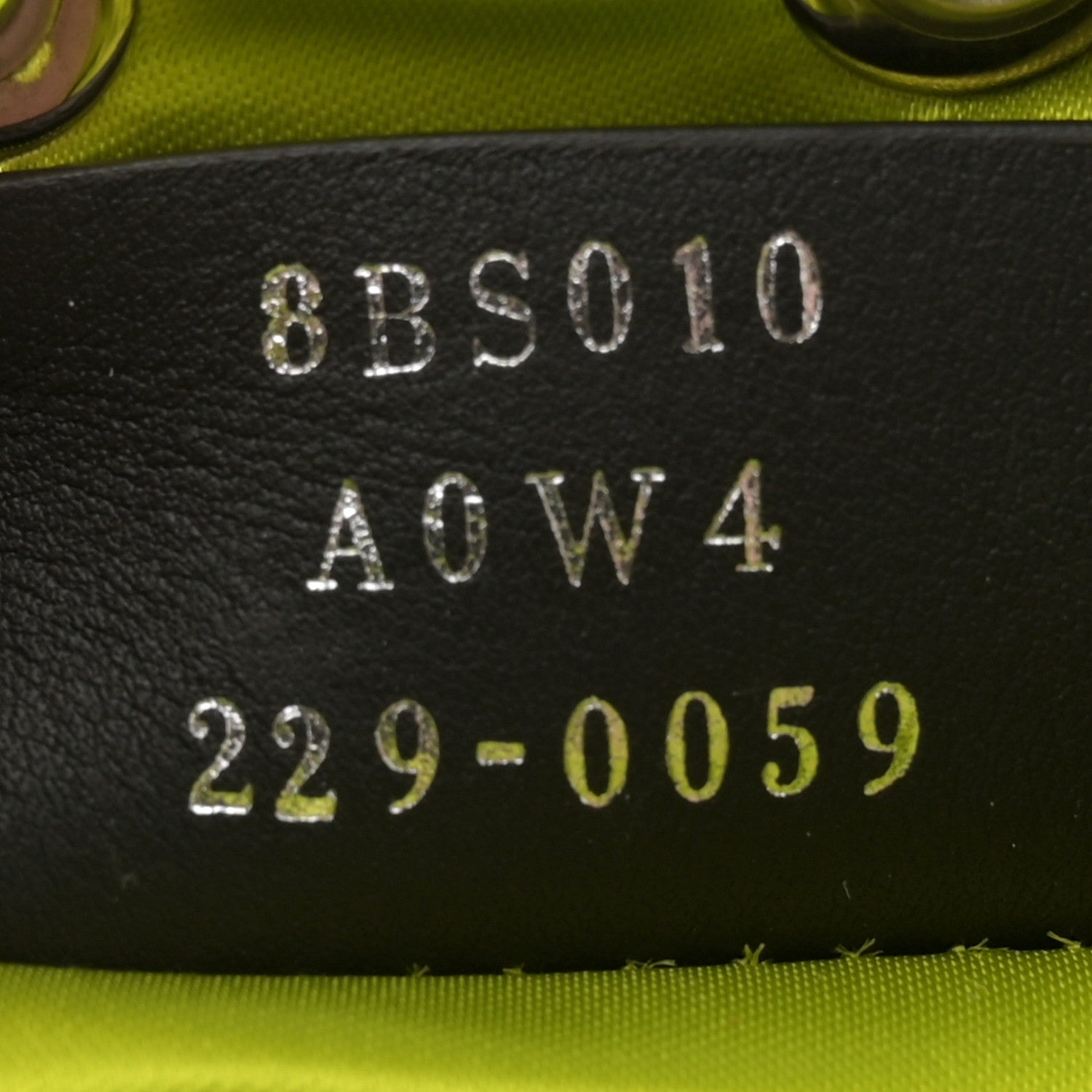 Fendi Nylon Ninfa Vitello King Cuoio Mini Mon Tresor Bucket Bag Wasabi 7 of 10