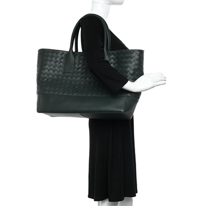 Bottega Veneta Nappa Intrecciato Tote Pine 2 of 12