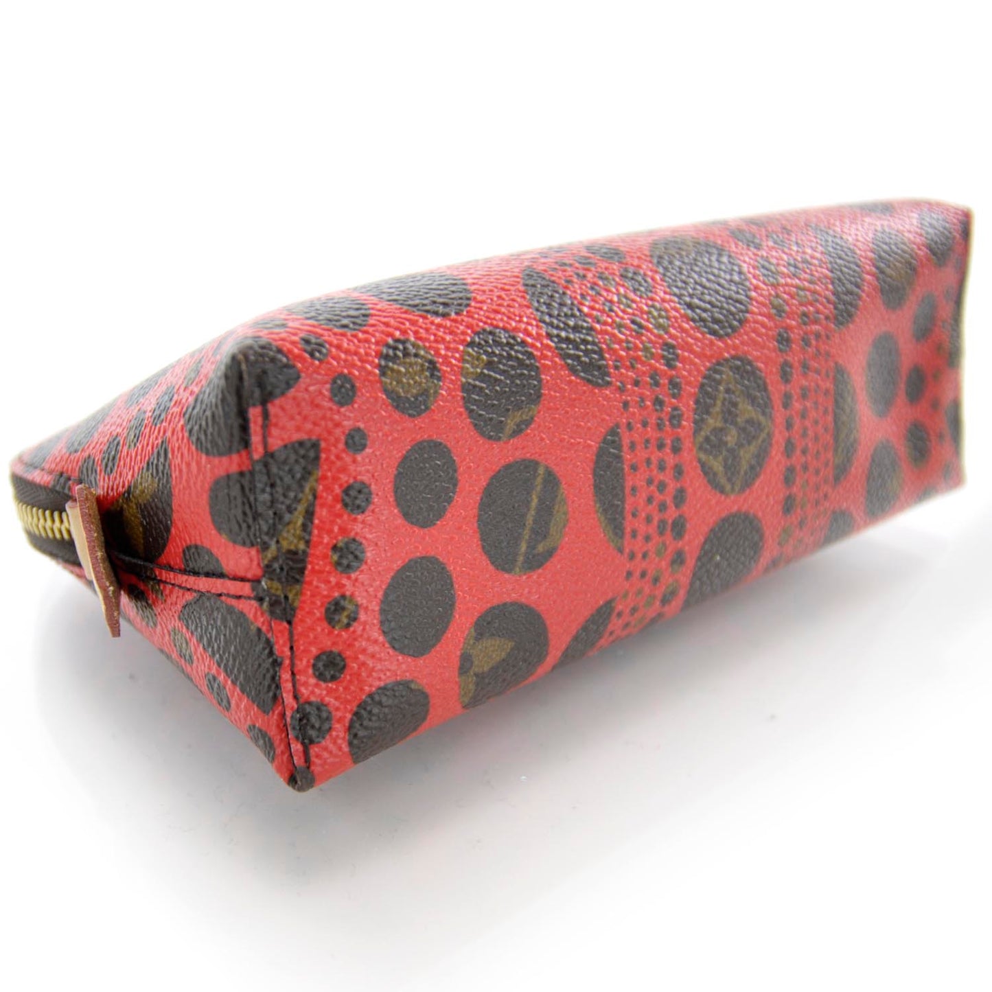 Monogram Kusama Pumpkin Dots Cosmetic Pouch Red
