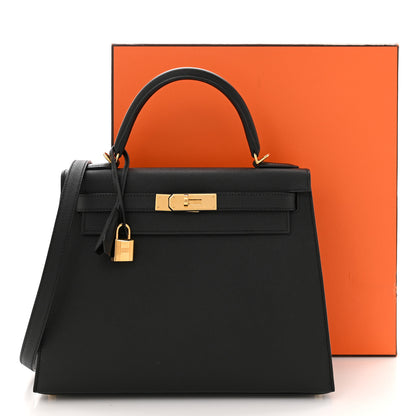 Hermes Epsom Kelly Sellier 28 Black 11 of 11