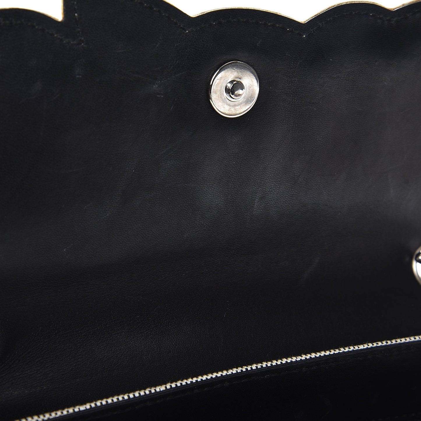 Canvas Camellia N°5 Flap Bag Beige Black
