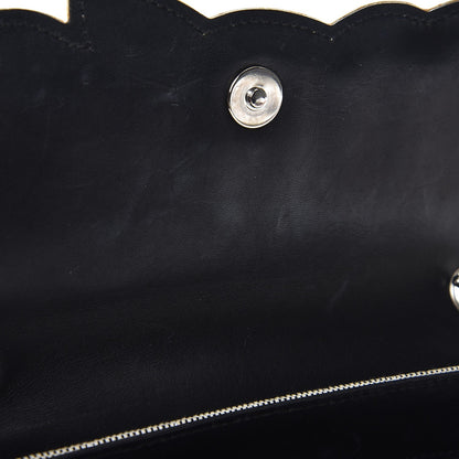Chanel Canvas Camellia N°5 Flap Bag Beige Black 11 of 11
