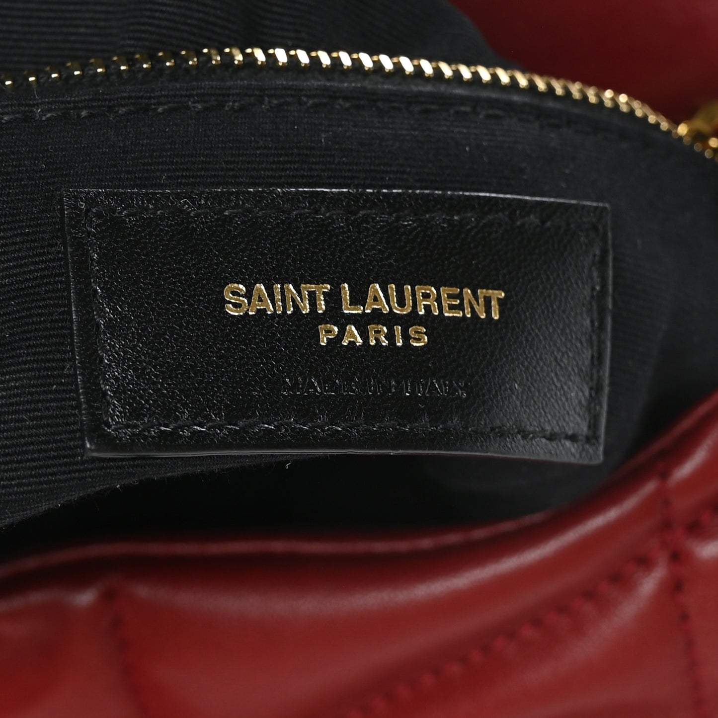 Lambskin Quilted Toy Loulou Puffer Monogram Chain Satchel Red