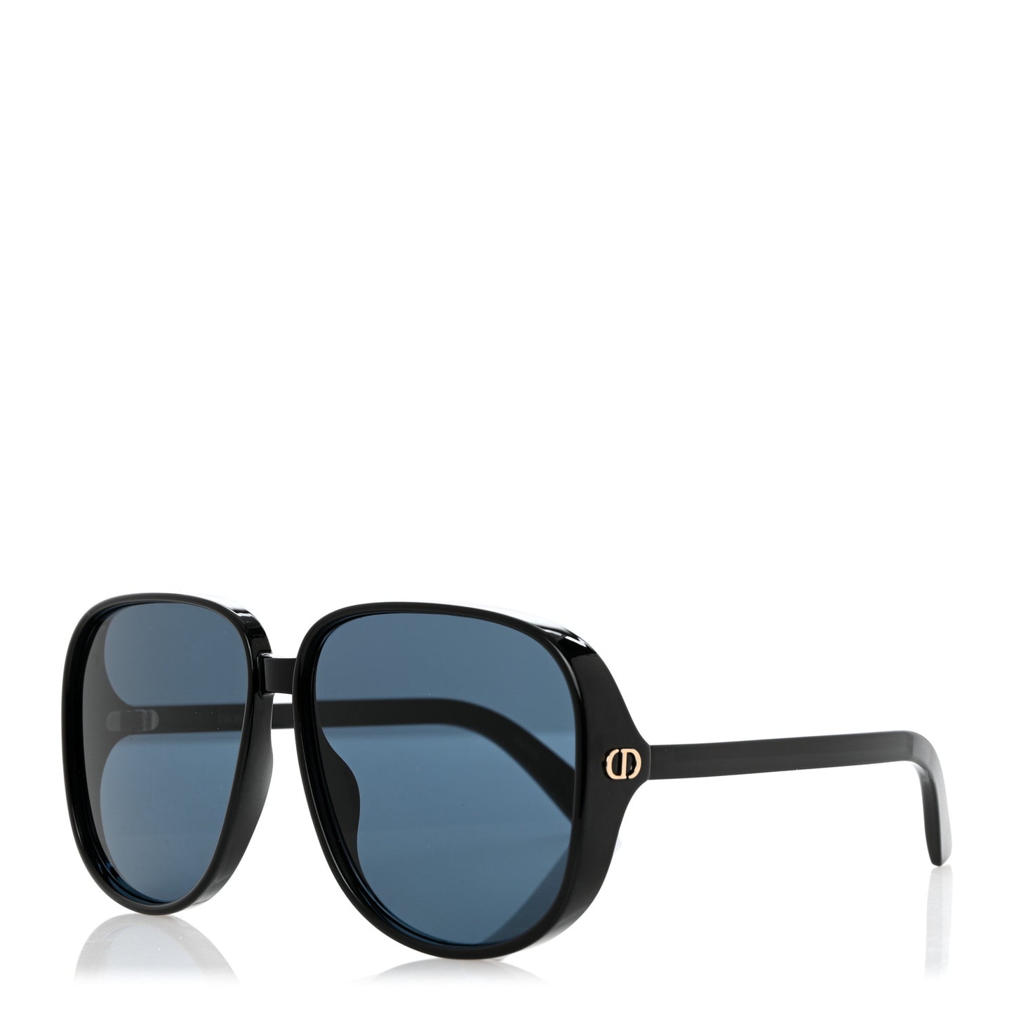 Transparent Acetate D-Doll Sunglasses Black