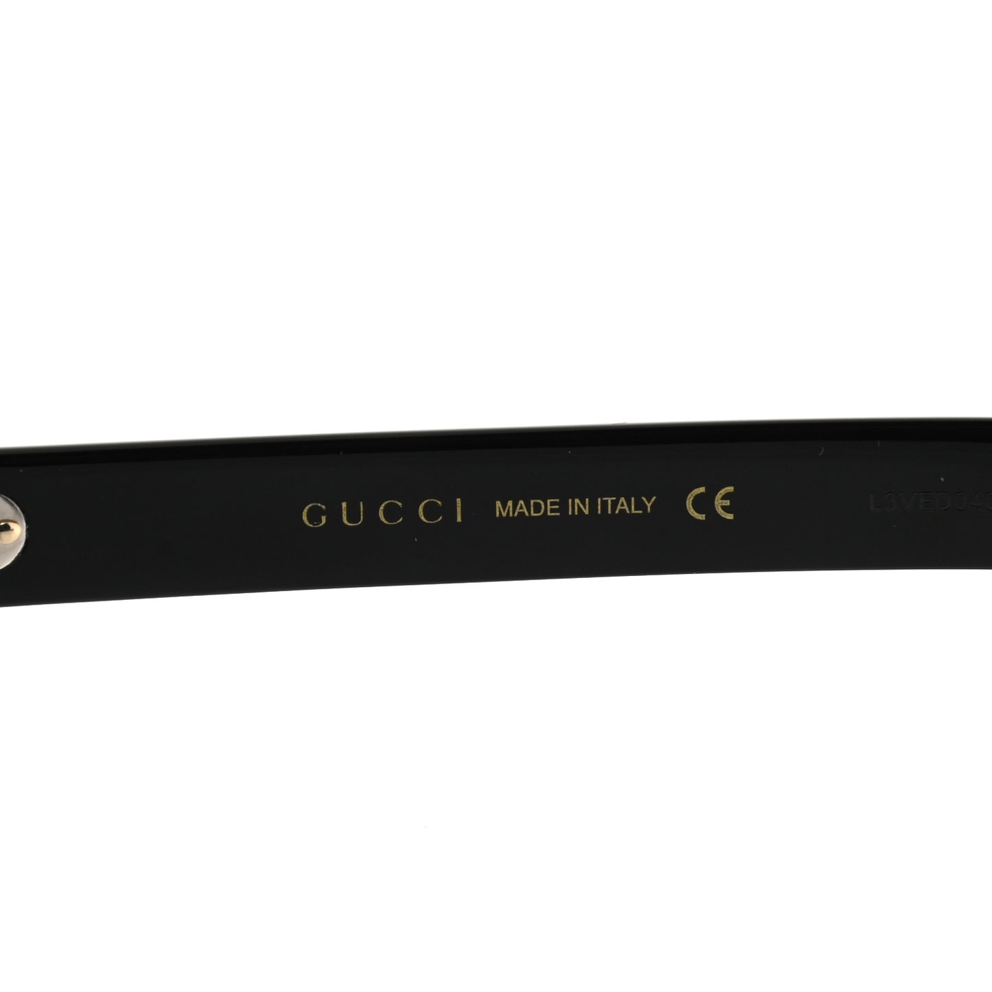 Acetate Geometric Crystal Sunglasses GG0496S Black