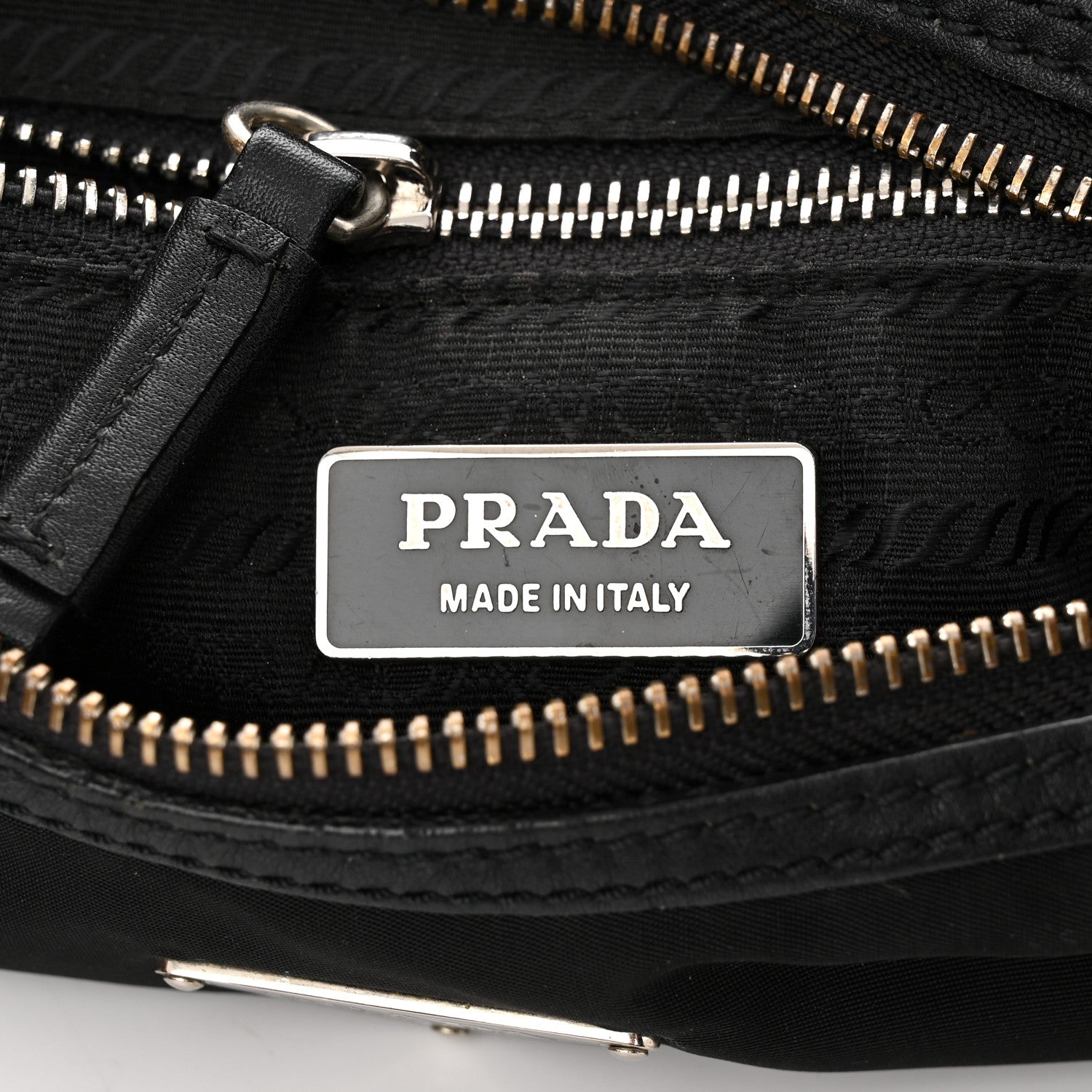 Prada Tessuto Nylon Hobo Black 6 of 13