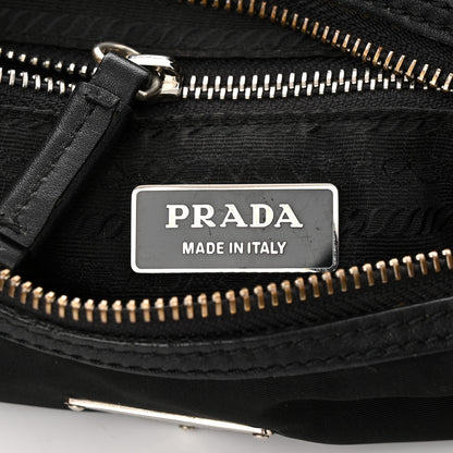Prada Tessuto Nylon Hobo Black 6 of 13