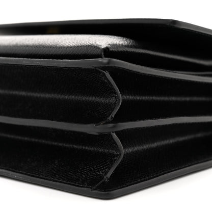 Saint Laurent Coated Bark Calfskin Medium Monogram Sunset Black 10 of 11