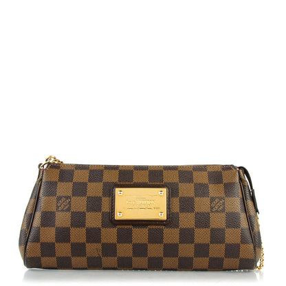 Louis Vuitton Damier Ebene Eva Clutch 1 of 7