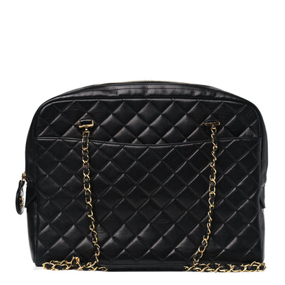 Chanel Lambskin Quilted Shoulder Bag Black 1 of 10