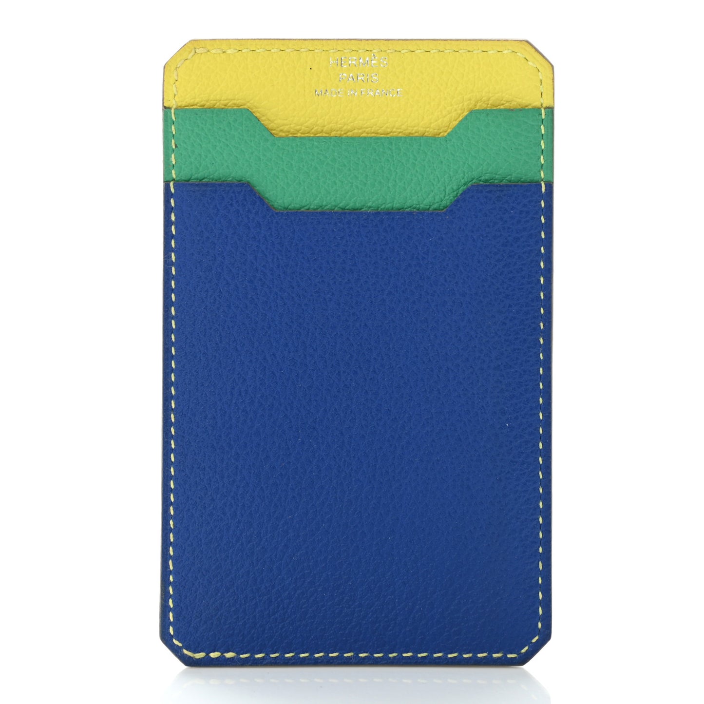 Evercolor City 3CC Colorblock Card Holder Menthe Soufre Bleu France