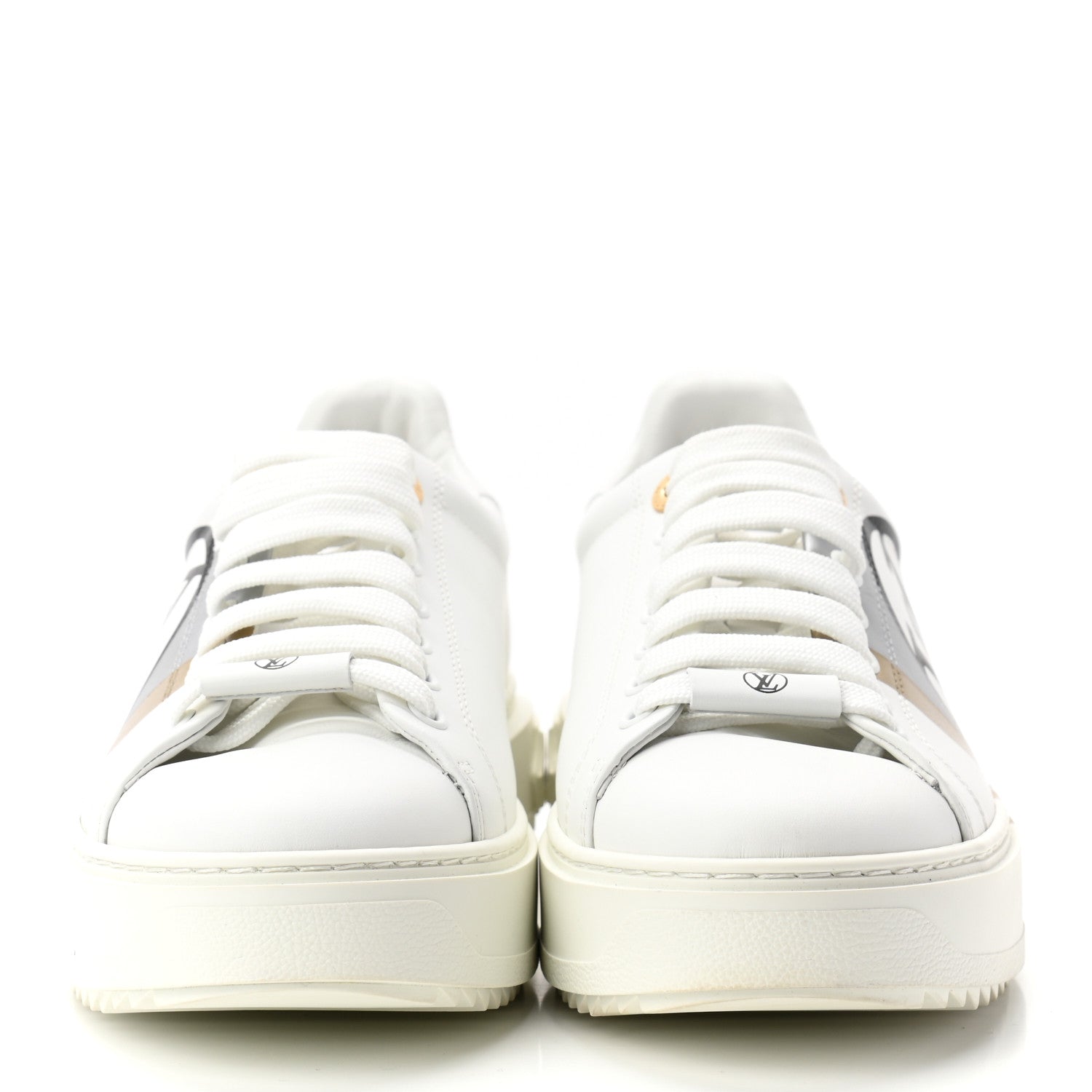 Louis Vuitton Calfskin Time Out Sneakers 39 White 2 of 8
