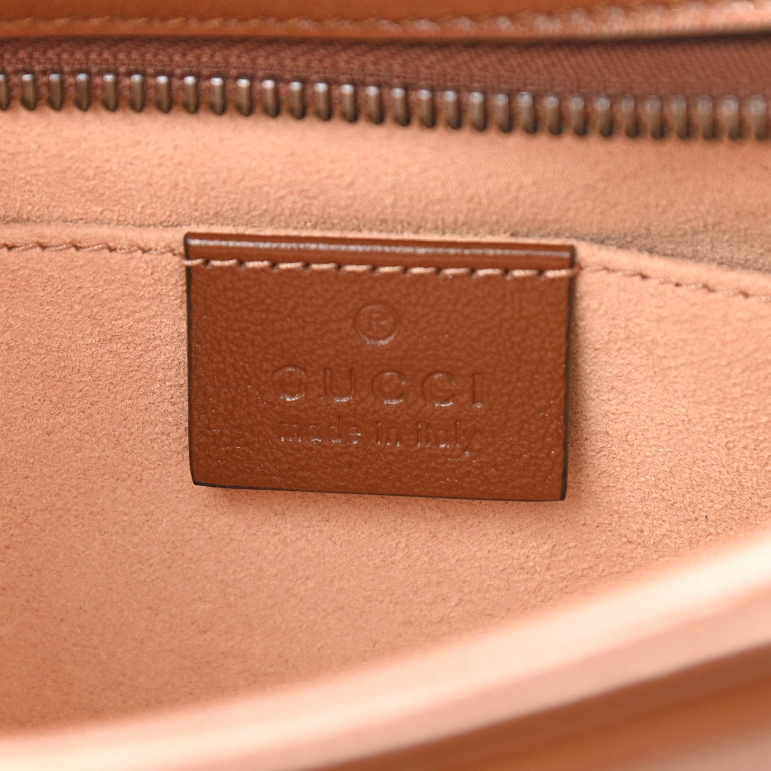 Gucci Glazed Calfskin Matelasse Diagonal Mini GG Marmont Chain Shoulder Bag Cuir 5 of 9