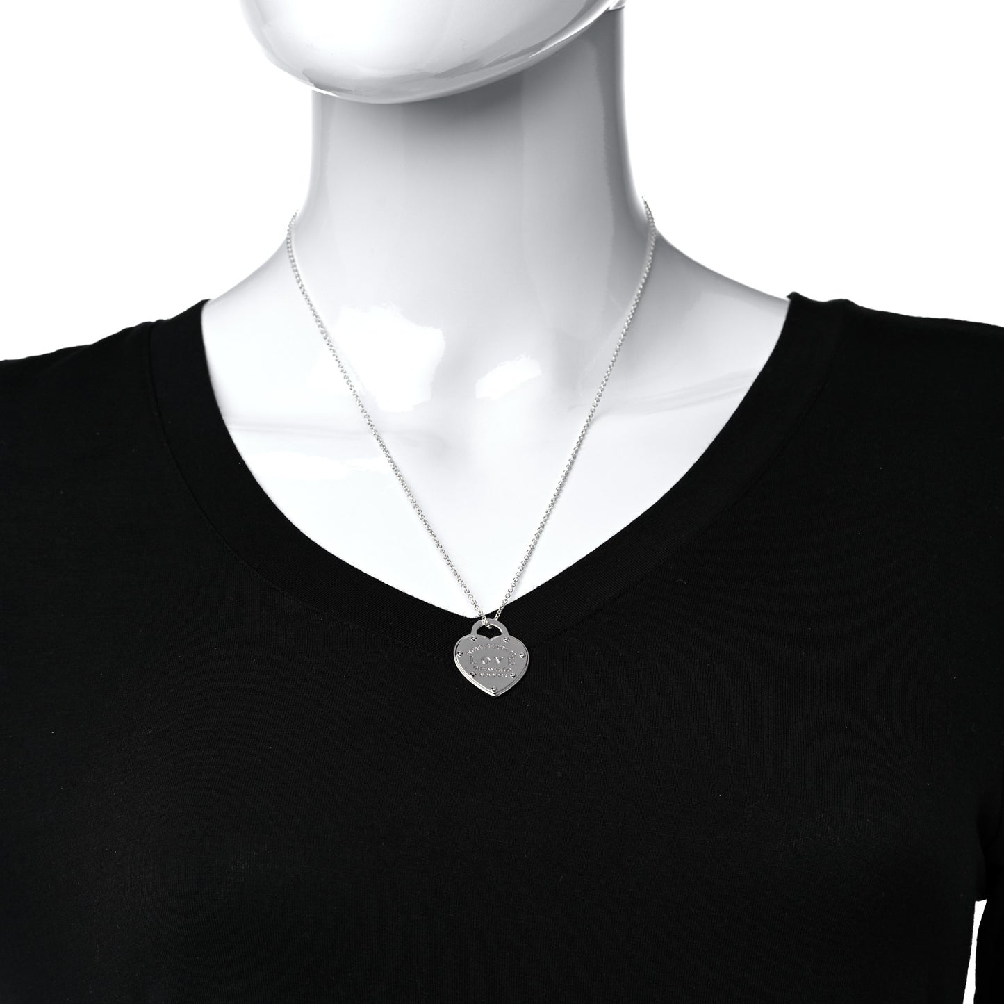 Sterling Silver Return To Tiffany Love Pendant Necklace